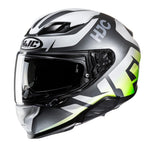 HJC F71 Bard MC4HSF Green Motorcycle Helmet