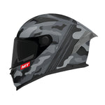 MT Braker Crossover C2 Matt Motorcycle Helmet Grey