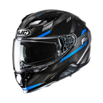 HJC F71 Carbon Esira MC2 Blue Motorcycle Helmet