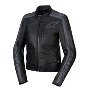 57929 - Alpinestars Stella Dyno Leather Jacket B/Tar Grey D/Grey L