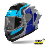 Airoh GP800 Helmet - Competition Blue Gloss