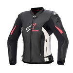 Alpinestars Stella GP Plus V4 Leather Jacket Black/W/Diva Pink