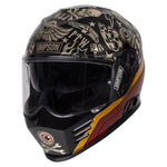 Simpson Venom Tatoo Motorcycle Helmet Black/Chrome
