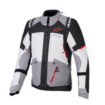 Alpinestars Andes V4 Drystar Jacket Dark Grey Ice Grey Black Bright Red XL