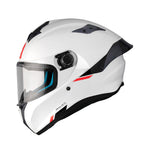 MT Targo S Solid ECE 22.06 Motorcycle Helmet Gloss Pearl White