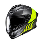 HJC C71 Morix MC3HSF Yellow Motorcycle Helmet