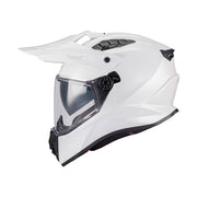 MT Track SV Pure A0 Motorcycle Helmet Gloss White
