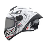 MT Targo S Toby A0 Motorcycle Helmet Gloss White