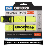 Oxford Atlas B-Clip 26mm x0.8M FluorescentYellow(Pair)