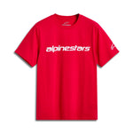 Alpinestars Linear Wordmark 2.0 CSF T-Shirt Red White