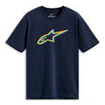 Apinestars Ageless Shadow CSF T-Shirt Navy Orange