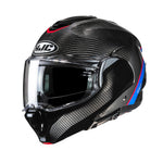 HJC F100 Carbon Stan White Blue Red MC21 Motorcycle Helmet