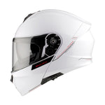 MT Genesis SV Solid A0 Motorcycle Helmet Gloss Pearl White