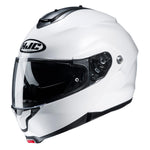 HJC C91N Pearl White Motorcycle Helmet