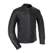 Oxford Henlow Leather Men's Jacket Black
