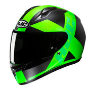 HJC C10 Tez MC4HSF Green Helmet