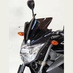 Bullster Windshield Windscreen For Yamaha XJ 6 2009-2016 25 cm (9-7 8") - Black Smoke