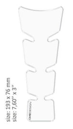 Onedesign Resin/Soft Touch Tank Pad For Yamaha YZF-R1 1000 1998-2014 - Clear