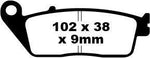 EBC SFA Series Organic Scooter Brake Pads For Suzuki AN 650 Burgman 2002-2009 Front
