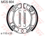 TRW Brake Shoes For Honda CB 125 J (S) 1975-1979 Fits Rear