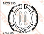 TRW Brake Shoes For Yamaha DT 250 1975-1976 Rear