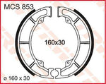 TRW Brake Shoes For Kawasaki EL 250 Eliminator 1988-1995 Rear