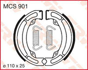 TRW Brake Shoes For Suzuki DRZ125 2004-2010 Rear