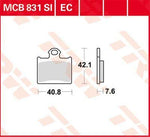 TRW EC Series Ceramic Brake Pads For Husqvarna CR65 2012-2013 Rear