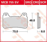 TRW SV Series Sintered Brake Pads For Honda CB1000R 2008-2016 Front