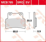 TRW SV Series Sintered Brake Pads For Yamaha MT-125 2014-2016 Front