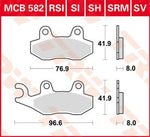 TRW SH Series Sintered Rear Brake Pads For Triumph America 800 2002-2006 Rear