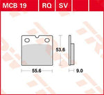 TRW All Round Sintered Metal Brake Pads For Laverda 1000 3C 1976 Fit Front Or Rear