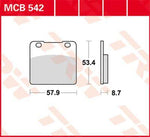 TRW All Round Sintered Metal Brake Pads For Suzuki GSX1100 E 1980-1986 Fit Front Or Rear