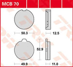 TRW All Round Sintered Metal Brake Pads For Suzuki GS 400 1977-1978 Front