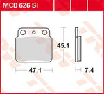 TRW SI Series Sintered Brake Pads For Arctic Cat Textron 400 2X4 2007-2008 Rear