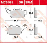 TRW All Round Sintered Metal Brake Pads For Triumph Bonneville 1200 Speedmaster Rear