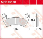 TRW SI Series Sintered Brake Pads For Polaris General 1000 2016-2017 Front
