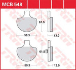 TRW All Round Sintered Metal Brake Pads For Harley Davidson FLHS 1340 Electra Glide Sport 1990 Front