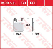 TRW All Round Sintered Metal Brake Pads For Sherco 0.8 80 2003-2004 Front
