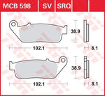TRW All Round Sintered Metal Brake Pads For Triumph Adventurer 900 1996-2001 Fit Front Or Rear