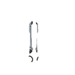 S&S Cycle Pushrod Cover Kit for 99-17 Twin Cam For Harley Davidson FLD 1690 2012-2013 - Chrome