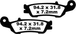 EBC TT Sport Carbon Fusion Brake Pads For Yamaha WRF250 2017-2022 Front