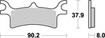 Moto Master Racing Brake Pads For Polaris Magnum 330 4X4 2003-2006 - Rear