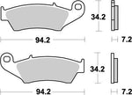 Moto Master Nitro Brake Pads For Cannondale C 440 R 2003-2006 Front & Rear