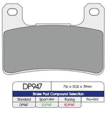 DP Brakes Standard Sintered Metal Brake Pads For Suzuki DL 1000 ABS 2014-2019 Front