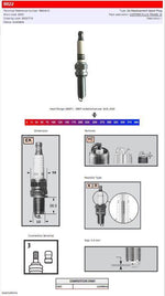 Champion Spark Plug For Triumph Bonneville 1200 T120 ABS 2016-2018