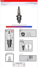 Champion Spark Plug For Benelli 491 50 AC 2001-2006