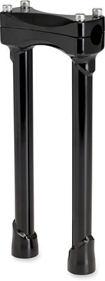 Biltwell Murdock Handlebar Risers 30.5 cm (12") - Black Satin