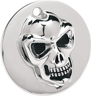 Drag Specialties 3-D Skull Points Cover For Harley Davidson XLCH 1000 1972-1978 - Chrome