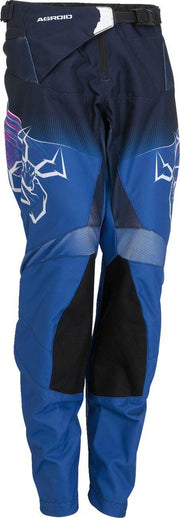Moose Racing Youth Agroid Pants - Black/Blue/Pink